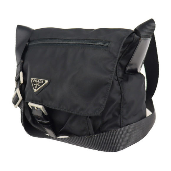 Prada Bag Nylon Shoulder Black - Picture 1 of 9